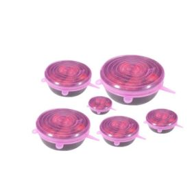 6-piece stretch siliconecover (Option: Pink-Set)