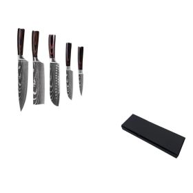 6 Piece Set 8 Piece Set 10 Piece Set Knife Chef's Knife Chef's Knife Kitchen Knife Cooking (Option: Gift box of 5piece set)